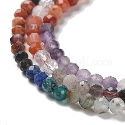 Natural & Synthetic Mixed Gemstone Beads Strands&nbsp;G-D080-A01-01