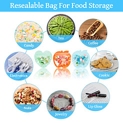 40Pcs 8 Styles Plastic Packaging Yin-yang Zipper Bags&nbsp;OPP-TA0001-14