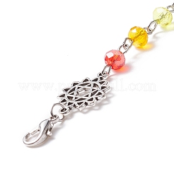 Chakra Theme Sun Catcher Pendant Decorations&nbsp;HJEW-JM00669