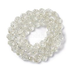 Electroplate Glass Beads Strands&nbsp;EGLA-L040-FR04