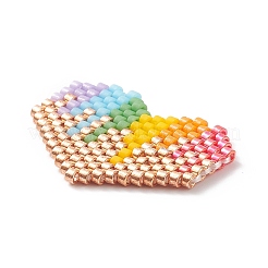 Rainbow Color Pride Flag Handmade Japanese Seed Beads&nbsp;SEED-CP00017