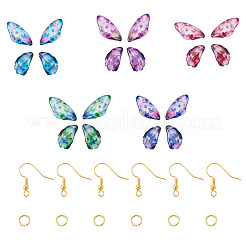 DIY Butterfly Wings Dangle Earring Making Sets&nbsp;DIY-TA0013-27
