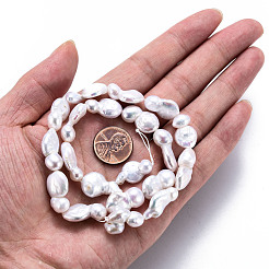 Natural Keshi Pearl Beads Strands&nbsp;PEAR-S018-01A