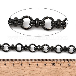 304 Stainless Steel Ring Link Chains&nbsp;CHS-K024-15EB