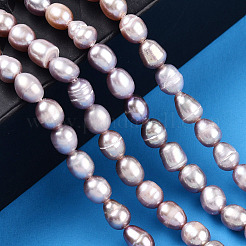 Natural Cultured Freshwater Pearl Beads Strands&nbsp;X1-PEAR-N012-04O