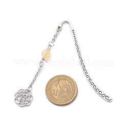 Tibetan Style Alloy Hook Bookmarks&nbsp;AJEW-JK00195