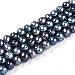 Natural Cultured Freshwater Pearl Beads Strands&nbsp;PEAR-N013-05C-02