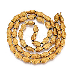 Electroplate Glass Beads Strands&nbsp;X1-EGLA-T025-03G