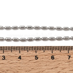Brass Column Link Chain Necklace Making&nbsp;AJEW-B189-02P
