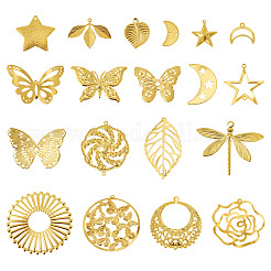 38Pcs 19 Styles Iron Pendants&nbsp;IFIN-TA00001-78