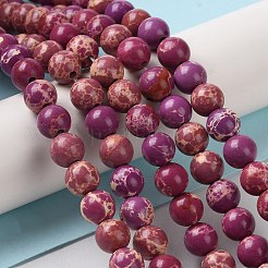 Synthetic Imperial Jasper Dyed Beads Strands&nbsp;G-D077-A01-01G