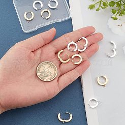 12 Pcs 304 Stainless Steel Huggie Hoop Earrings Findings&nbsp;STAS-UN0032-25
