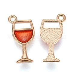 Alloy Enamel Pendants&nbsp;ENAM-G124-06B