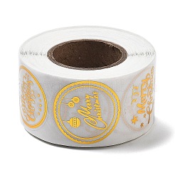 Christmas Theme Adhesive Roll Sticker Labels&nbsp;DIY-S001-07A