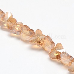 Electroplate Crystal Glass Butterfly Beads Strands&nbsp;EGLA-F041-A