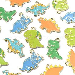 30Pcs 5 Styles Alloy Enamel Pendants&nbsp;ENAM-CJ0005-07