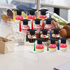 20Pcs 5 Colors Mini Felt Fabric Graduation Hat with Tassels&nbsp;AJEW-CP0010-11