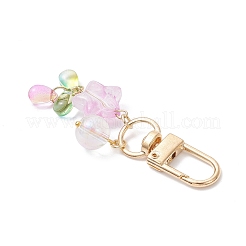 3Pcs Star Round Glass Beads Pendant Decorations&nbsp;HJEW-JM04131