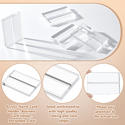 2 Bags Acrylic Name Card Holder&nbsp;DIY-WA0001-22