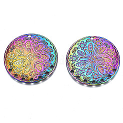 Rainbow Color Alloy Pendants&nbsp;PALLOY-N156-152-NR
