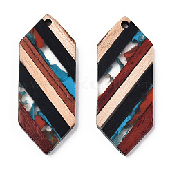Resin & Walnut Wood Pendants&nbsp;RESI-N039-22