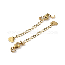 Ion Plating(IP) 304 Stainless Steel Curb Chain Extender&nbsp;STAS-A097-02B-G