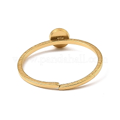 304 Stainless Steel Adjustable Open Cuff Rings&nbsp;X-RJEW-Q806-01G-06