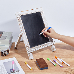 Rectangle Wood Desktop Blackboard&nbsp;AJEW-WH0410-44B