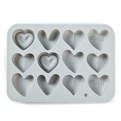 Heart Food Grade Silicone Molds&nbsp;X1-DIY-A051-02C