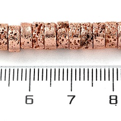 Electroplated Natural Lava Rock Beads Strands&nbsp;G-I360-A01-03