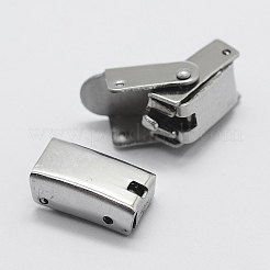 Tarnish Resistant 201 Stainless Steel Watch Band Clasps&nbsp;LS-STAS-K173-01A