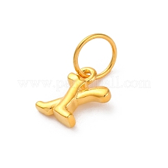 925 Sterling Silver Letter Charms with Jump Rings&nbsp;LS-STER-R008-01G-X
