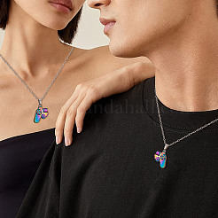 Magnetic Game Controller Pendant Matching Necklaces Set&nbsp;JN1013A