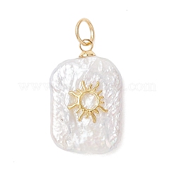 3Pcs 3 Styles Natural Baroque Keshi Pearl Pendants&nbsp;PALLOY-JF04921
