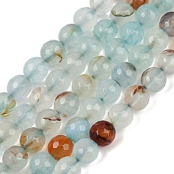 Natural Agate(Dyed & Heated) Beads Strands&nbsp;G-G079-A08-03