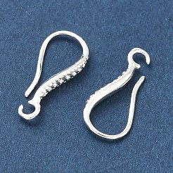 Brass Earring Hooks&nbsp;KK-H532-09S