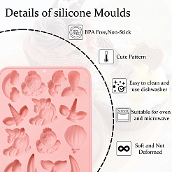 2Pcs Unicorn Series Silicone Molds&nbsp;ST-CJ0043-016