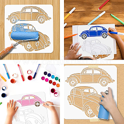 PET Hollow Out Drawing Painting Stencils&nbsp;DIY-WH0405-0019