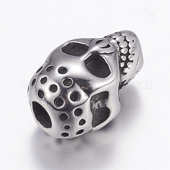 304 Stainless Steel European Beads&nbsp;STAS-P173-043AS