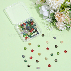 100Pcs Glass Beads&nbsp;LAMP-SC0001-92