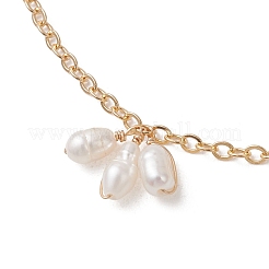Natural Cultured Freshwater Pearl Rice Charm Bracelets&nbsp;BJEW-TA00723