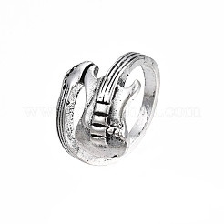 Guitar Alloy Open Cuff Ring for Men Women&nbsp;RJEW-T009-41AS