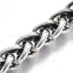 Men's Alloy Wheat Chain Bracelets&nbsp;X-BJEW-T014-07AS