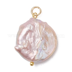 Natural Baroque Pearl Keshi Pearl Pendants&nbsp;PALLOY-JF04629-01