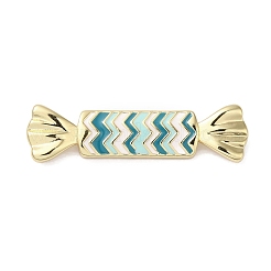 Rack Plating Brass Enamel Connector Charms&nbsp;KK-B092-23G