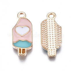 Rack Plating Alloy Enamel Pendants&nbsp;X-PALLOY-N172-036B