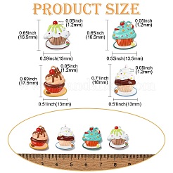 16Pcs 4 Styles Zinc Alloy Pendants&nbsp;FIND-CJ0005-31