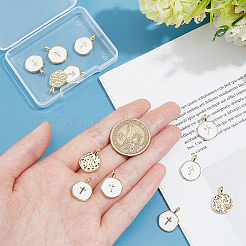 12Pcs Brass Enamel Pendants&nbsp;KK-GA0001-41