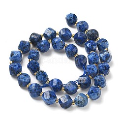 Dyed Natural Sesame Jasper/Kiwi Jasper Imitation Lapis Lazuli Beads Strands&nbsp;G-U023-A19-01