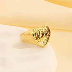 Mother's Day 304 Stainless Steel Finger Rings&nbsp;WGDC005-04